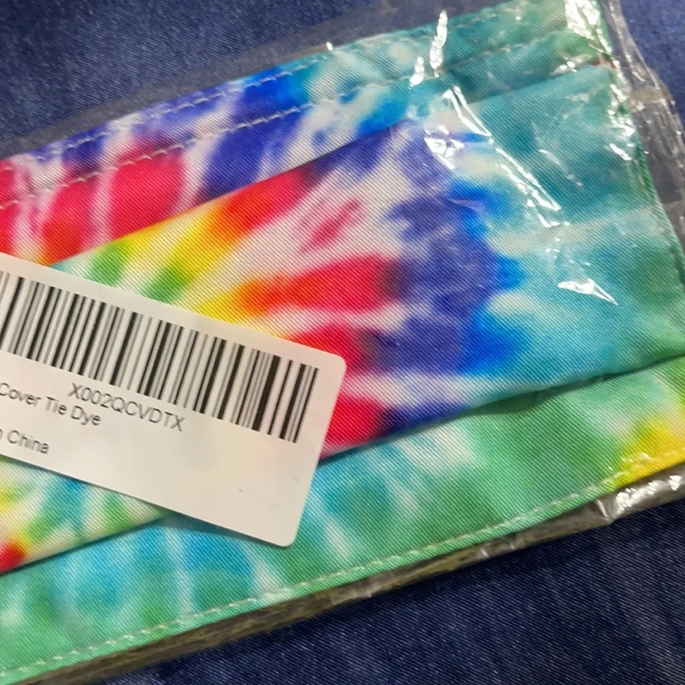 6/$20 New Tie dye face mask